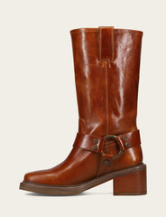 Women’s Amber Knee-High Kate Harness Boot Amber