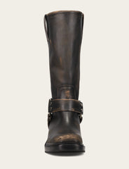 Women's Distressed Black Kate Harness Boot Distressed Black