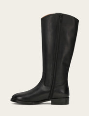 Women's Black Melissa Button Tall Inside Zip Boot Black