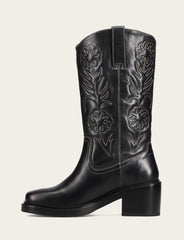 Women's Black Kate Deco Stitch Boot Black