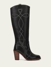Women's Black Corinne Tall Deco Stitch Boot Black
