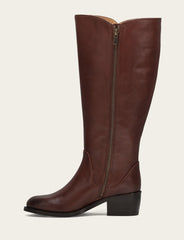Women's Saddle Carson 2 Piping Tall Wide Calf Boot Saddle
