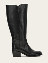 Women's Black Carson 2 Piping Tall Wide Calf Boot Black