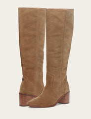 Women's Almond Sadie Softy Tall Wide Calf Boot Almond
