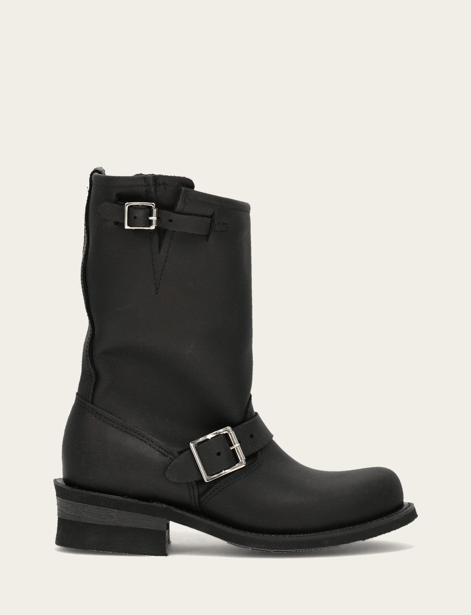 Women's Black Engineer 12R Boots Black