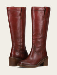 Women's Merlot Kate Pull On Wide Calf Boot Merlot