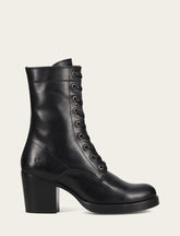Women's Black Jean Lace Up Boot Black