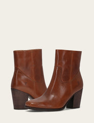 Women's Cinnamon Shiloh Zip Booties Cinnamon
