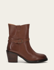 Women's Walnut Rylee Belted Inside Zip Boot Walnut