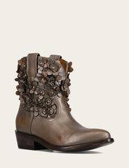 Women's Metallic Stone Billy Flower Boot Metallic Stone