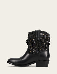 Women's Black Billy Flower Boot Black