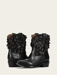 Women's Black Billy Flower Boot Black