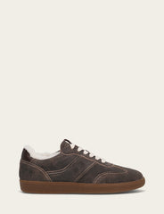 Women's Dark Truffle Milly Low Lace Shearling Sneaker Dark Truffle