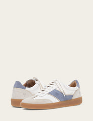 Women's Ivory Azul Milly Low Lace Sneakers Ivory Azul