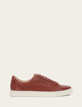 Women's Cognac Ivy Low Lace Sneakers Cognac