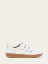 Women's White Milly 3 Strap Sneakers White