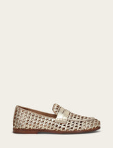 Faith Woven Loafer Gold