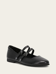 Women's Black Carson Multi Mary Jane Flats Black