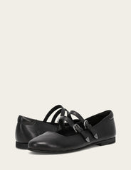 Women's Black Carson Multi Mary Jane Flats Black
