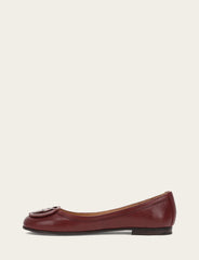 Women's Cranberry Carson Logo Ballet Shoe Cranberry