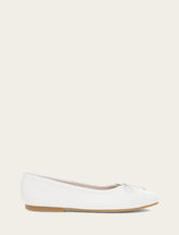 Women's White Emma Ballet Flats White