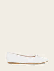 Women's White Emma Ballet Flats White