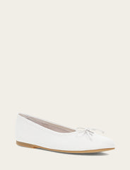 Women's White Emma Ballet Flats White
