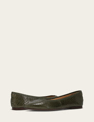 Women's Dark Olive Heather Ballet Shoe Dark Olive