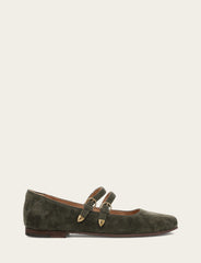 Women's Dark Olive Carson Multi Mary Jane Shoe Dark Olive