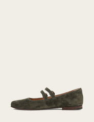Women's Dark Olive Carson Multi Mary Jane Shoe Dark Olive