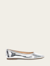 Women's Silver Heather Ballet Flats Silver