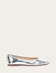 Women's Silver Heather Ballet Flats Silver