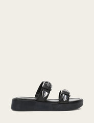 Women's Black Maya Buckle Sandals Black