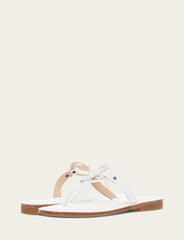Women's White Taylor Logo Sandals White