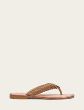 Women's Almond Ava Fringe Sandals Almond