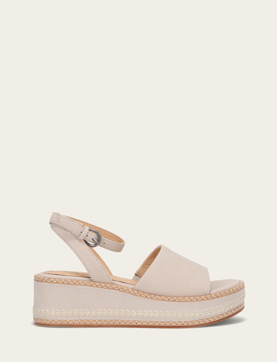 Women's Ivory Joy Ankle Strap Platform Sandals Ivory