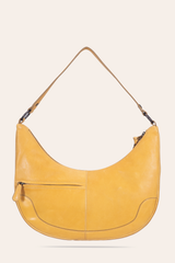 Women's Melissa Crescent Hobo Handbag Mustard