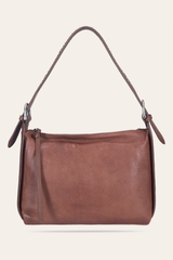 Women's Cognac Carla Studded Shoulder Bag Cognac