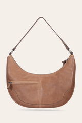 Melissa Beige Crescent Hobo Beige