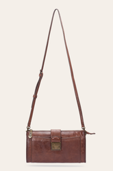 Alex Cognac Crossbody Clutch Cognac