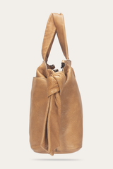 Beige Nora Knotted Satchel Beige