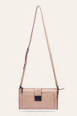 Alex Nude Crossbody Clutch Nude
