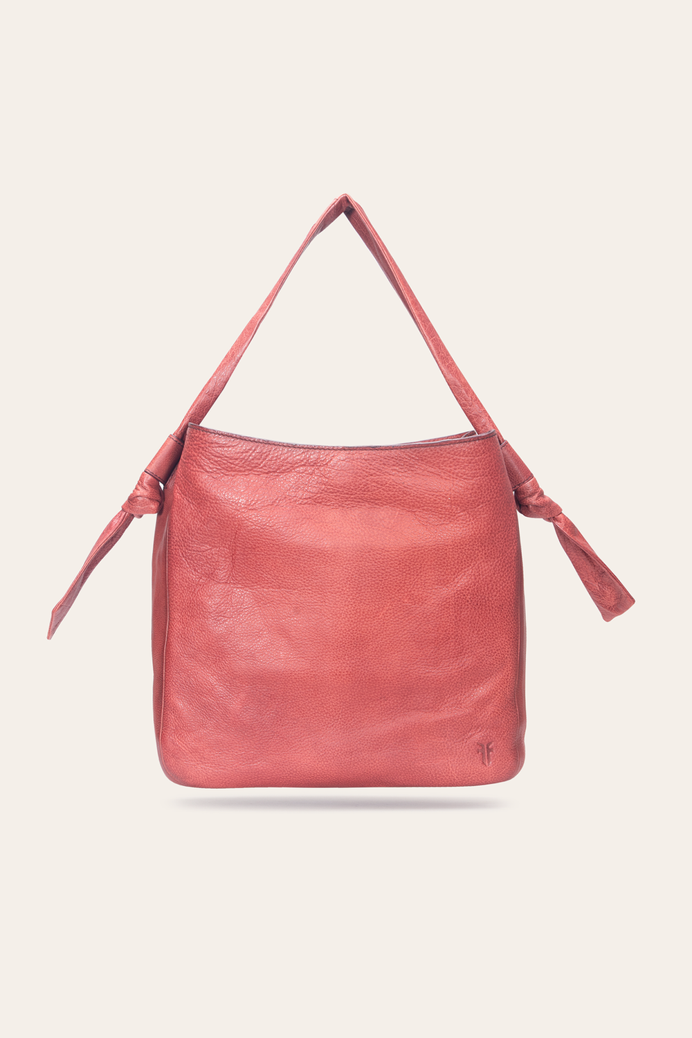 Nora Knotted Hobo in Burgundy Burgundy