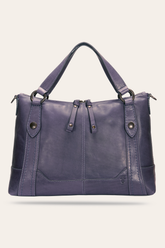 Melissa Eggplant Medium Satchel Eggplant