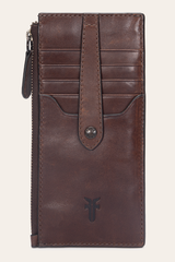 Melissa Dark Brown Snap Card Wallet Dark Brown