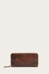 Melissa Cognac Zip Wallet Cognac