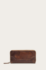 Melissa Cognac Zip Wallet Cognac