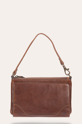 Melissa Convertible Wristlet Wallet in Cognac Cognac