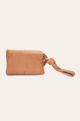 Nora Beige Knotted Wristlet Beige