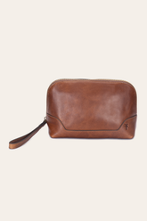 Melissa Cognac Carry All Clutch Cognac